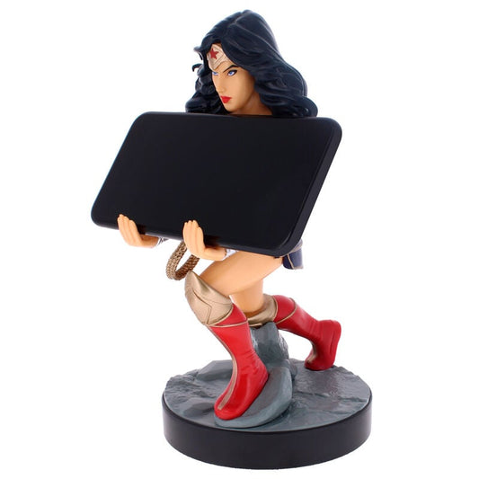 Soporte Cable Guy de Wonder Woman DC Comics sobre base circular - 5