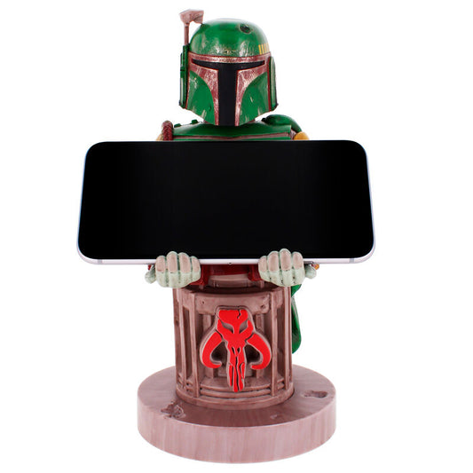Soporte Cable Guy de Boba Fett con armadura verde y roja - 6