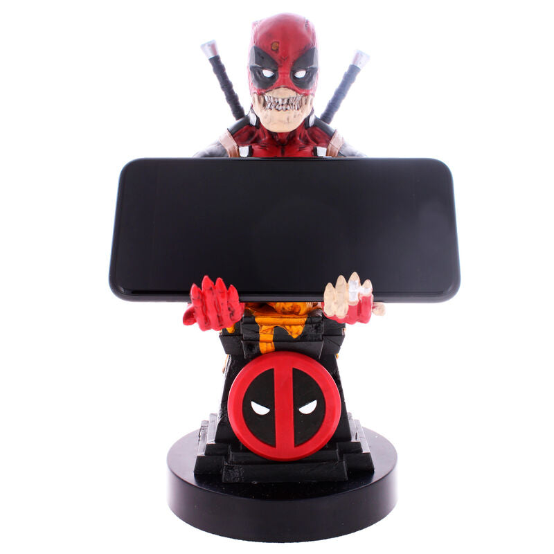 Soporte Cable Guy de Deadpool Zombie Marvel con base del emblema de Deadpool - 6