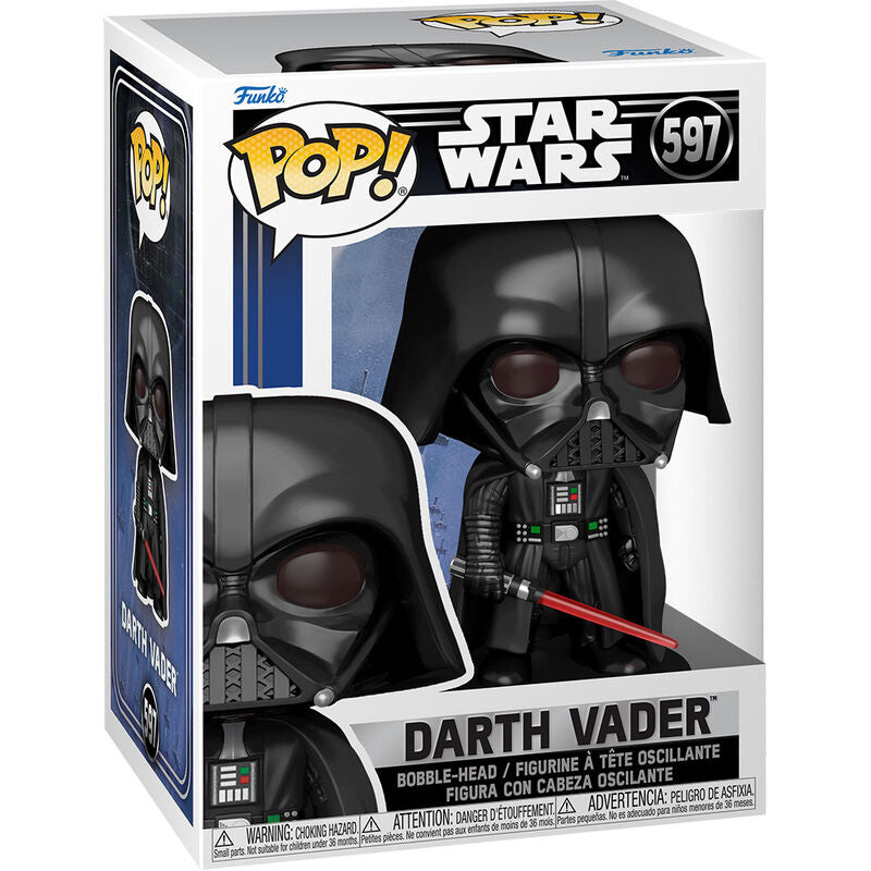 Figura Funko POP! de Darth Vader con sable láser rojo - 2