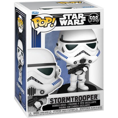 Figura Funko POP! Star Wars Stormtrooper con bláster y base negra - 2