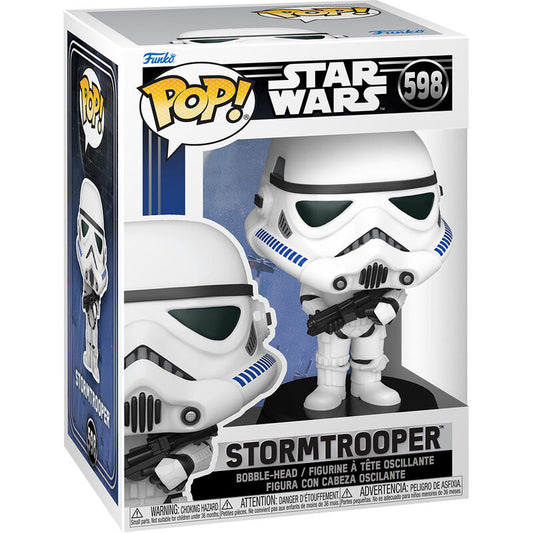Figura Funko POP! Star Wars Stormtrooper con bláster y base negra - 2
