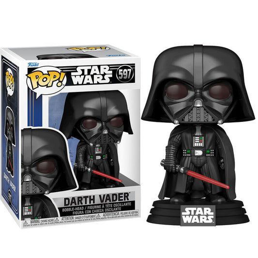 Figura Funko POP! de Darth Vader con sable láser rojo - 3