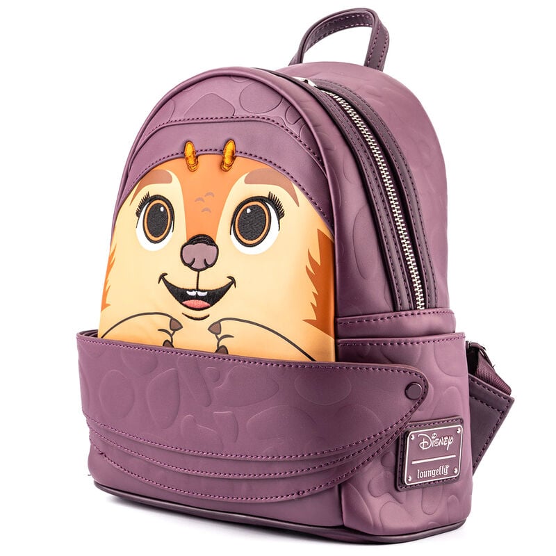 Mochila Loungefly morada de Tuk Tuk de Raya y el Último Dragón