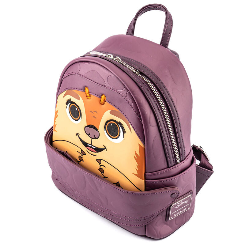 Mochila Loungefly morada de Tuk Tuk de Raya y el Último Dragón - 3