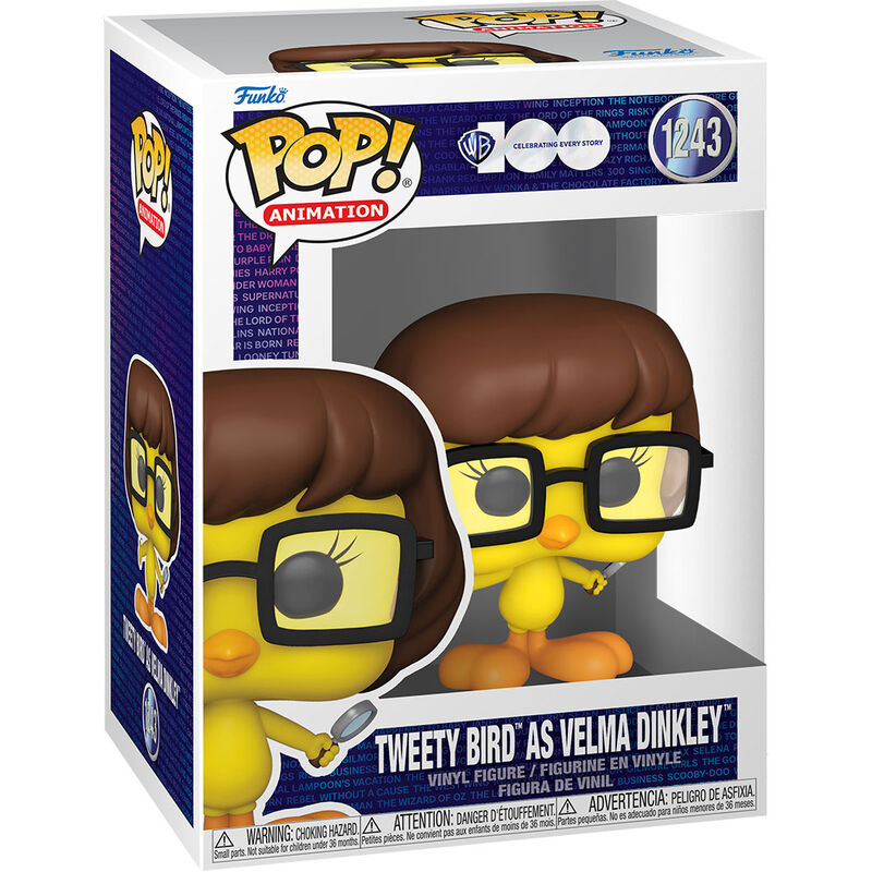 Figura Funko POP! de Tweety Bird como Velma Dinkley
