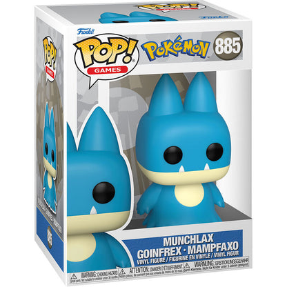 Figura Funko POP! de Munchlax en vinilo azul y crema - 2
