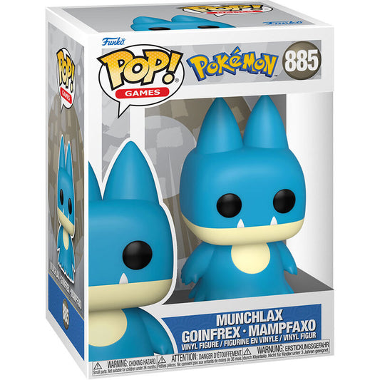 Figura Funko POP! de Munchlax en vinilo azul y crema - 2