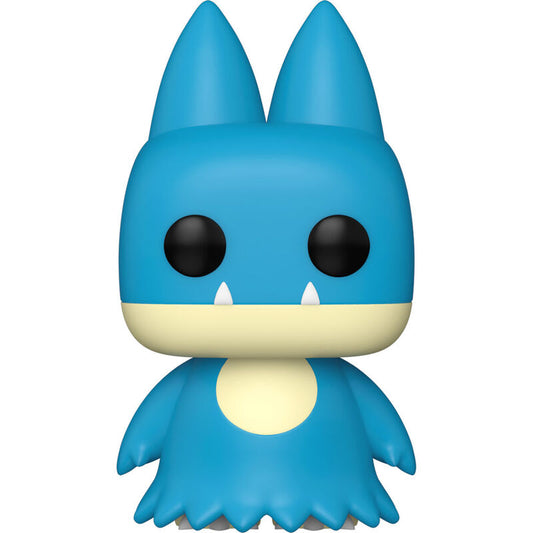 Figura Funko POP! de Munchlax en vinilo azul y crema