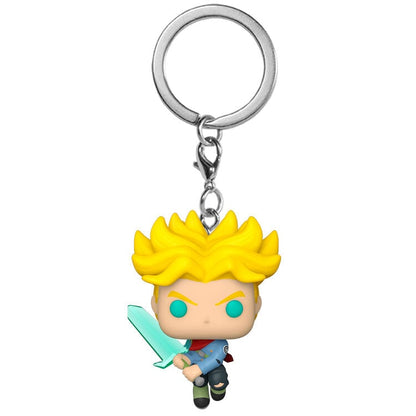 Llavero Funko Pocket Pop! de Trunks Super Saiyan con espada en caja - 2