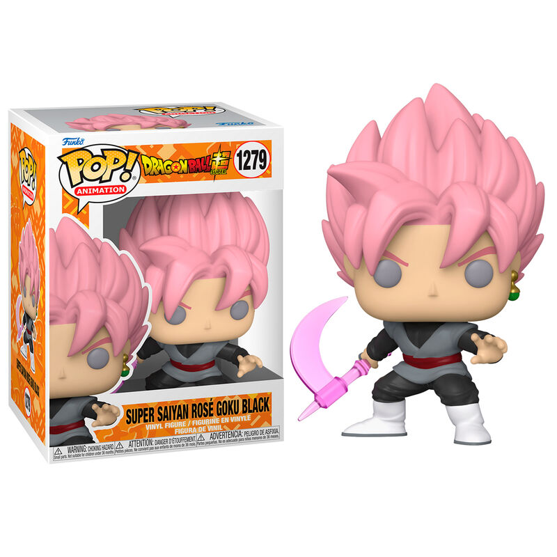 Figura Funko POP! de Goku Black Super Saiyan Rose con arma rosa - 3