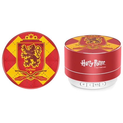 Altavoz portátil Harry Potter con diseño de Gryffindor en rojo y dorado - 2