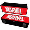 Altavoz inalámbrico Marvel negro y rojo con logotipo frontal