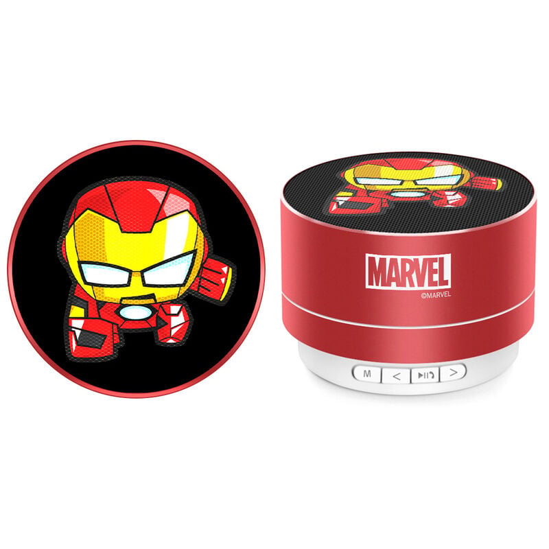 Altavoz portátil rojo de Iron Man Marvel