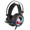 Auriculares gaming Avengers Marvel negros con iluminación LED y micrófono flexible