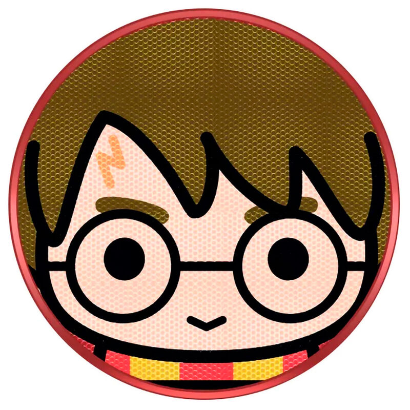 Altavoz portátil rojo de Harry Potter con diseño del rostro del personaje - 3