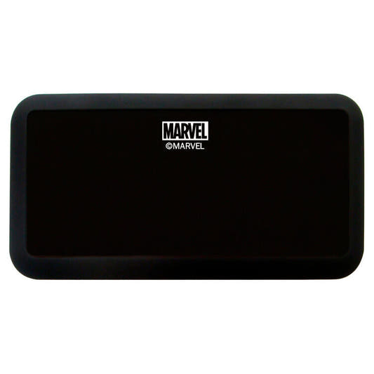 Altavoz portátil negro de Spider-Man Marvel con diseño gráfico frontal - 2