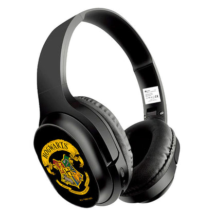 Auriculares inalámbricos negros de Hogwarts Harry Potter con escudo - 2