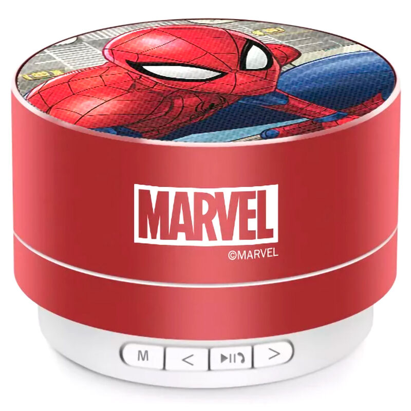 Altavoz portátil rojo de Spider-Man Marvel