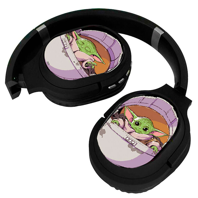 Auriculares inalámbricos negros Star Wars Baby Yoda - 3
