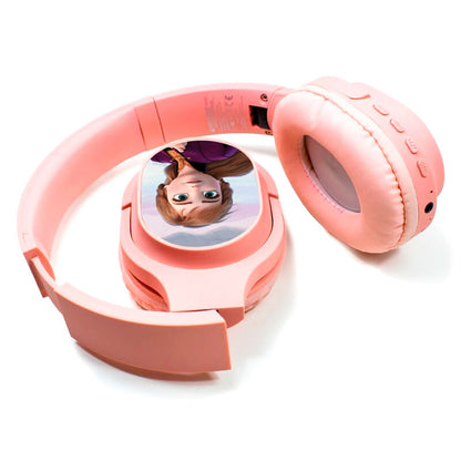 Auriculares inalámbricos rosas de Frozen Disney con Anna y Elsa - 2