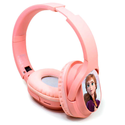 Auriculares inalámbricos rosas de Frozen Disney con Anna y Elsa - 3