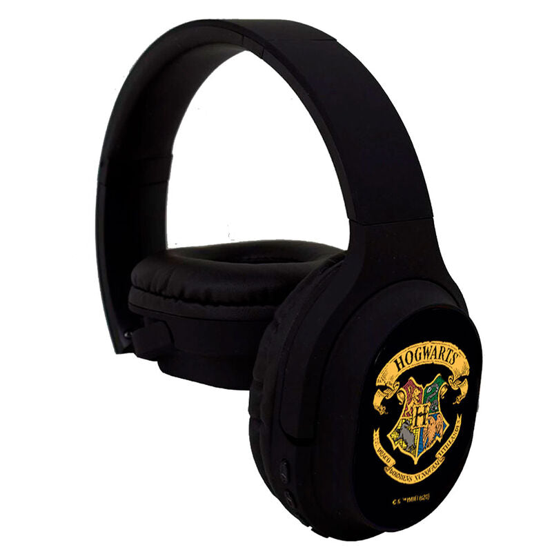 Auriculares inalámbricos negros de Hogwarts Harry Potter con escudo - 4