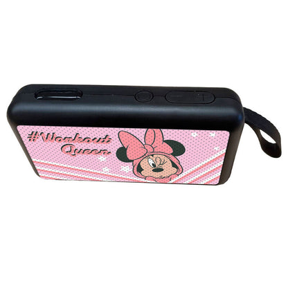 Altavoz inalámbrico portátil Minnie Disney rosa y negro - 5