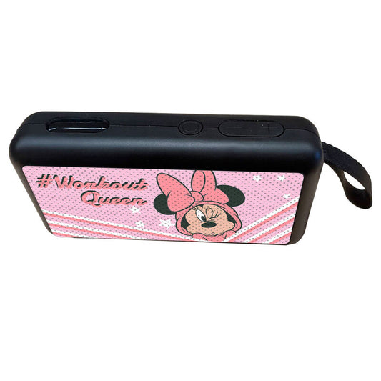 Altavoz inalámbrico portátil Minnie Disney rosa y negro - 5