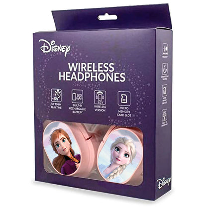 Auriculares inalámbricos rosas de Frozen Disney con Anna y Elsa - 4