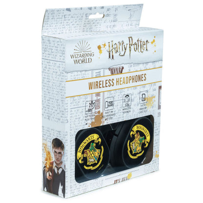 Auriculares inalámbricos negros de Hogwarts Harry Potter con escudo - 5