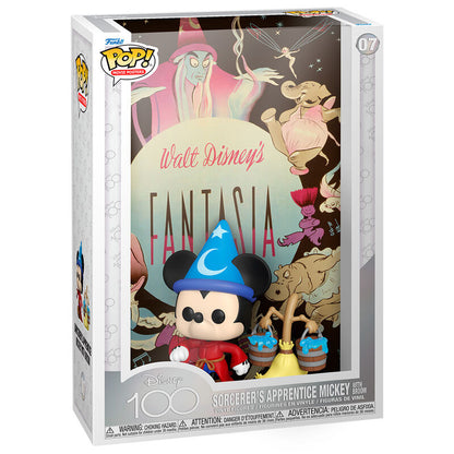 Figura Funko POP! de Mickey Aprendiz de Brujo en caja Movie Poster Fantasia