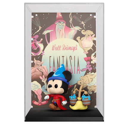 Figura Funko POP! de Mickey Aprendiz de Brujo en caja Movie Poster Fantasia - 2