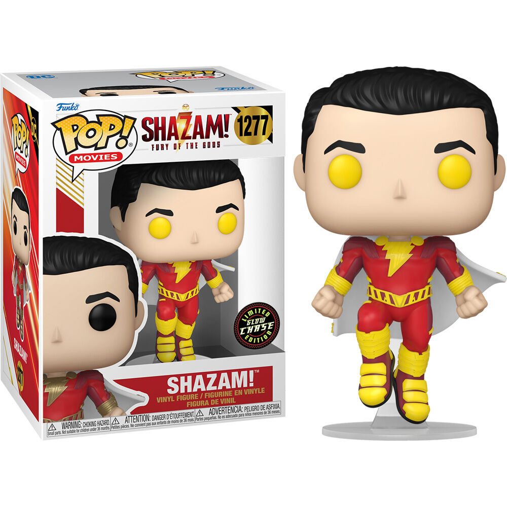 Figura Funko POP! Shazam Chase de DC Comics en caja con ventana - 2