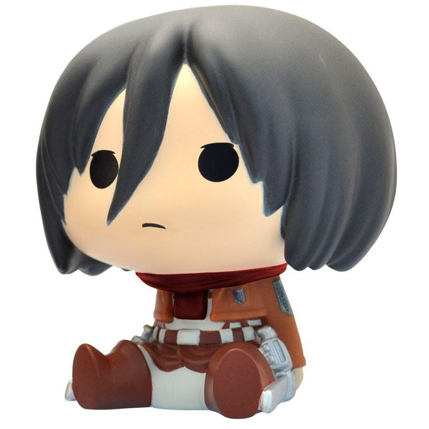 Hucha de Mikasa Chibi de Attack on Titan en PVC - 2
