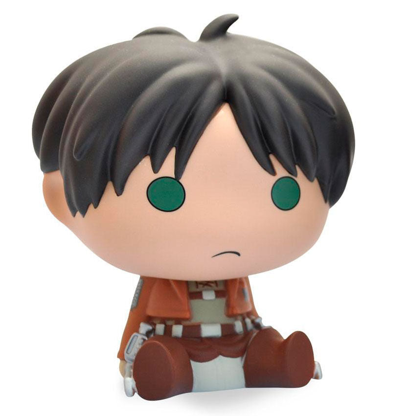 Hucha chibi de Eren de Attack on Titan en PVC