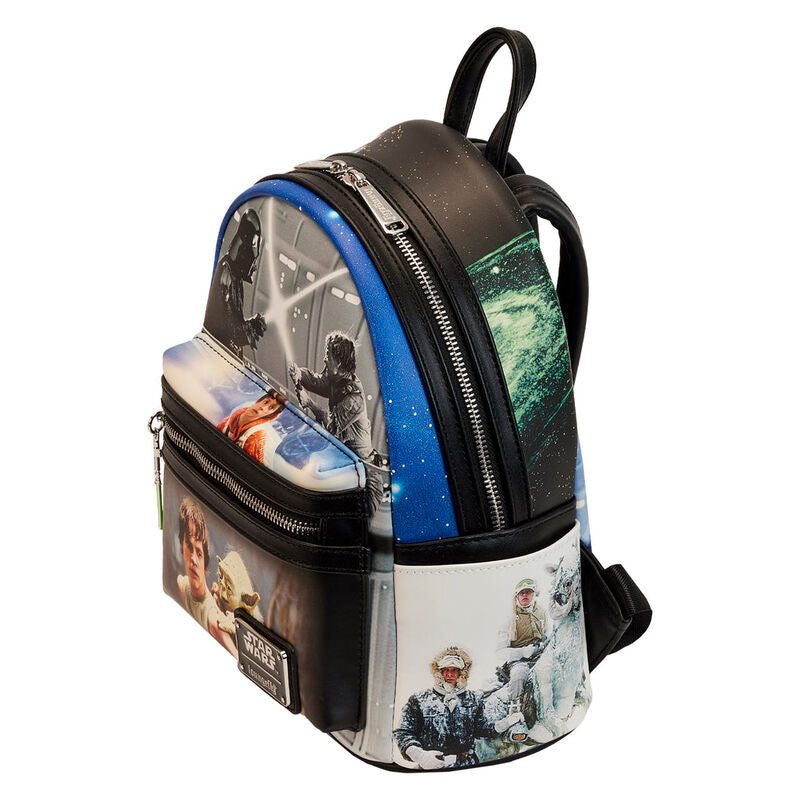 Minimochila Loungefly Star Wars The Empire Strikes Back con Luke, Yoda y Darth Vader - 2