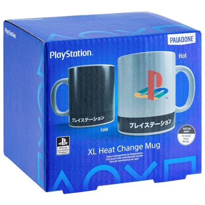 Taza PlayStation de cerámica con cambio de calor, 550 ml