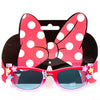 Gafas de sol rosas de Minnie Disney con lunares blancos