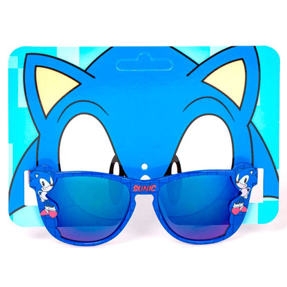 Gafas de sol azules de Sonic The Hedgehog con detalles del personaje
