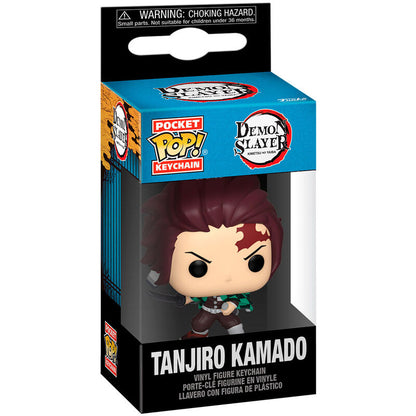 Llavero Funko Pocket Pop de Tanjiro Kamado con espada - 2