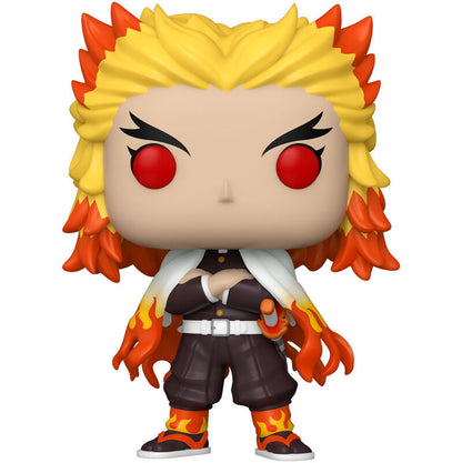 Figura Funko POP! de Kyojuro Rengoku con capa de llamas