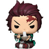 Figura Funko POP! de Tanjiro con un bol de fideos