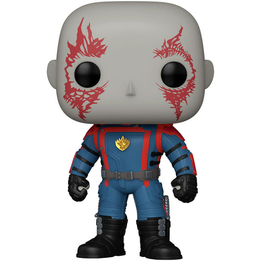 Figura Funko POP! de Drax con traje azul y rojo