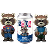 Figura Funko Vinyl SODA de Rocket de Guardianes de la Galaxia con lata coleccionable