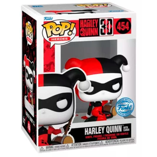 Figura Funko POP! de Harley Quinn con traje rojo y negro - 2