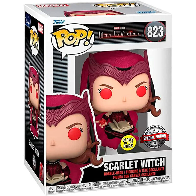 Figura Funko POP! Scarlet Witch de WandaVision nº 823 en caja