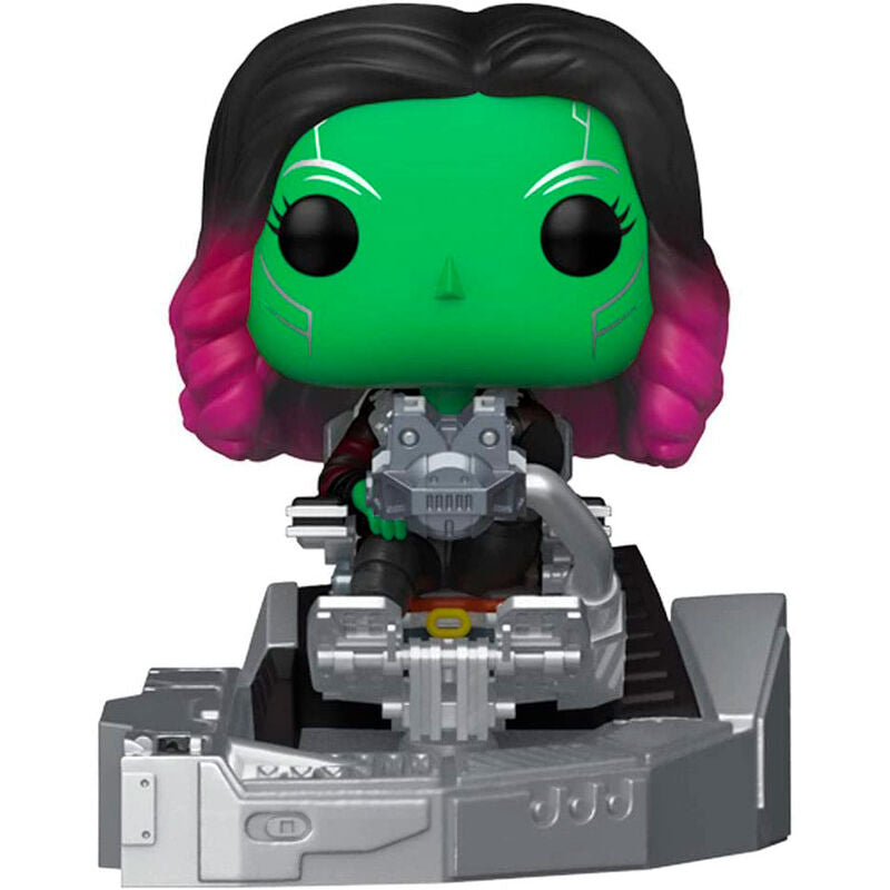 Figura Funko POP! exclusiva de Gamora en una nave de los Guardianes