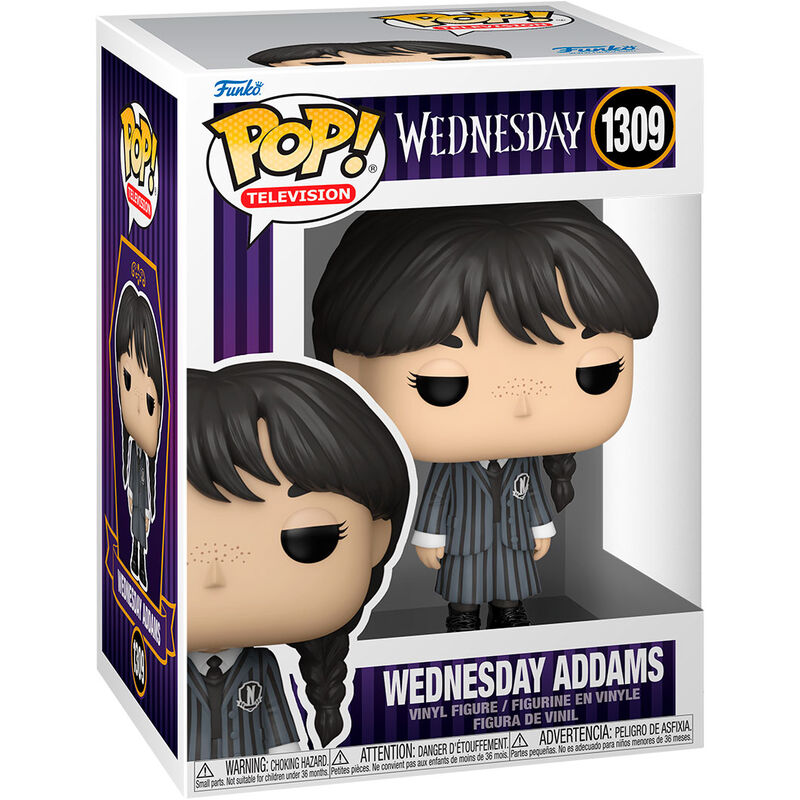 Figura Funko POP! de Wednesday Addams con uniforme de Nevermore - 2