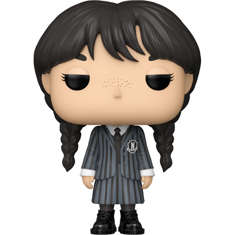 Figura Funko POP! de Wednesday Addams con uniforme de Nevermore